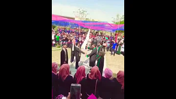 مراسيم تسليم راية قسم علوم الحياة كلية مدينة العلم الجامعة 