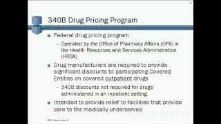 Recent developments in 340b drug pricing program compliance and
enforcement