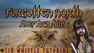 How to play "Auf der Düne" by Forgotten North on Tin Whistle (+free sheet paper)