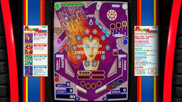 Pinball Action - Arcade (Realistic crt monitor and original bezel)