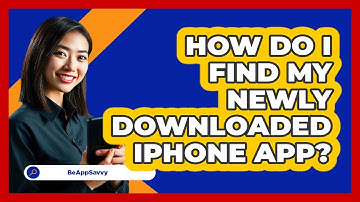 How Do I Find My Newly Downloaded iPhone App?