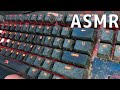 【ASMR】2年間掃除してない便座より汚い青軸キーボードをきれいにする【音フェチ】