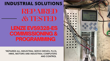 LENZE EVS9328-ES SERVO DRIVE *** COMMISSIONING & PROGRAMMING *** TESTED & RUSH REPAIRED SAME DAY