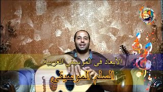 الحلقة 4 / السلم الموسيقى / الابعاد فى الموسيقى الغربية  تعلم النوتة / السلم الكبير نظريات الموسيقي