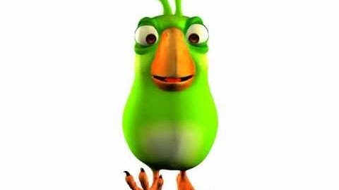 Turntable Cartoon Bird. 3Ds Max