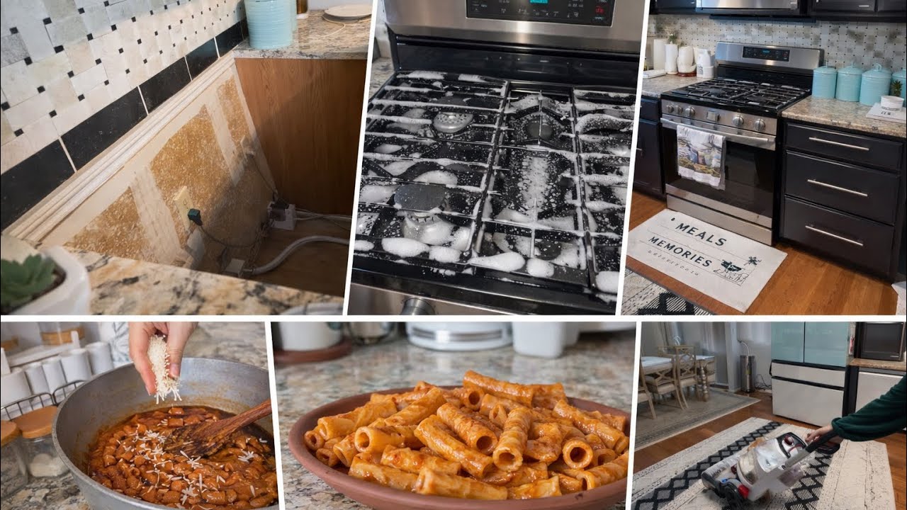 Deep Cleaning my Kitchen Before Ramadan + Easy and Delicious Pasta Recipe 