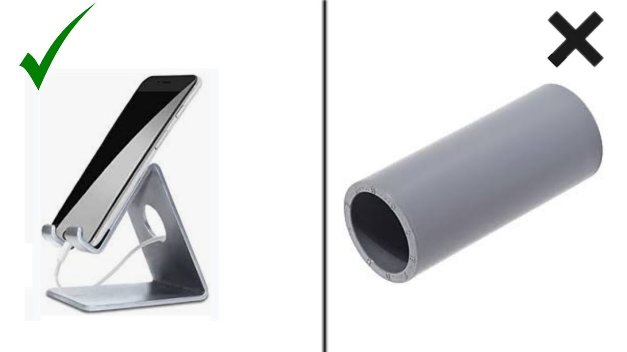 how to make Mobile stand with pvc pipe by mm - YouTube