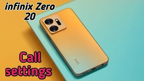 Infinix Zero 20, Smart Call Feature , Smart Call Setting In Infinix Zero 20,