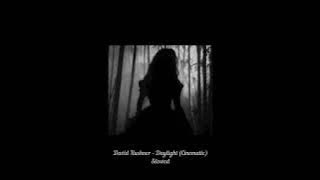 daylight (cinematic) - slowed - david kushner