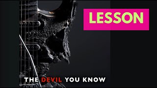 Blues Saraceno - The Devil You Know guitar lesson Wealth