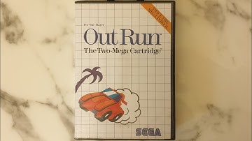 Out Run | Coconut Beach Scene With Splash Wave | Sega Master System
