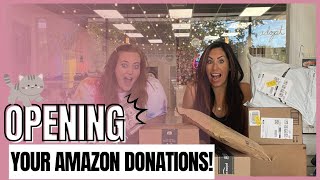 OPENING YOUR AMAZON WISHLIST DONATIONS! by The Shabby Tabby Cat Cafe 505 views 1 year ago 13 minutes, 28 seconds