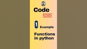 Python Function Explained in Marathi – Coding 💡#shorts #youtubeshorts #shortvideo