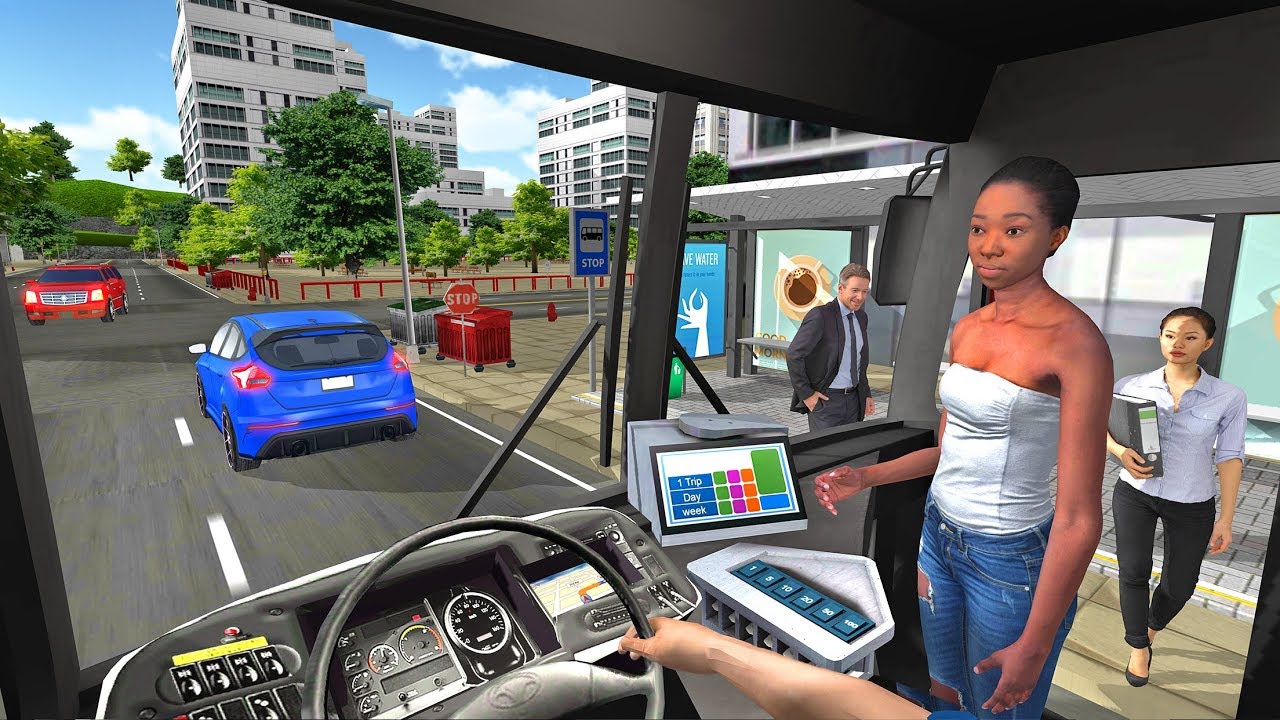 Bus Simulator 2018: City Driving MOD APK cover