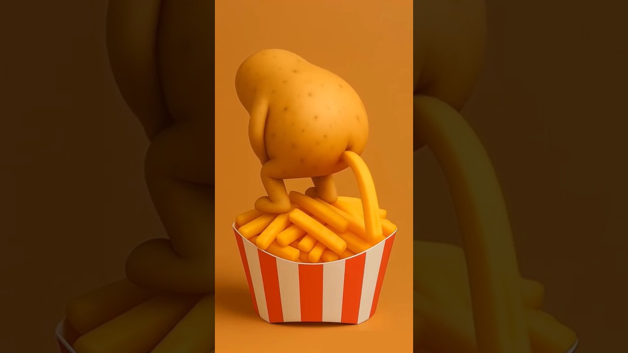 this is how fries are made 🤣 #fries #food #viral #comedy #entertainment #hangry #poop