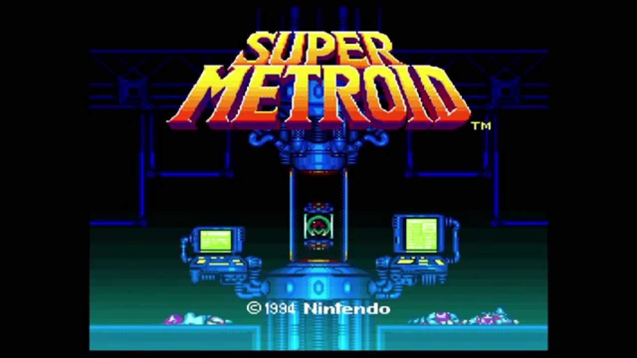 Super Metroid - Title Screen - Enhanced