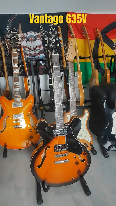 Moku Custom Guitars - Vantage 635V Korea 1990's Semi Hollow