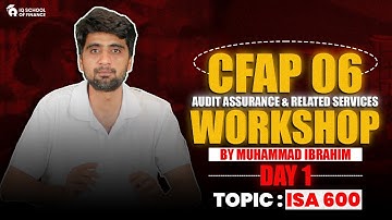 CFAP 06 Workshop | ISA 600 | June 2025 | Day 1