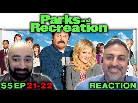 Parks and Recreation - S5 Ep 21-22 - REACTION - First Time Watching