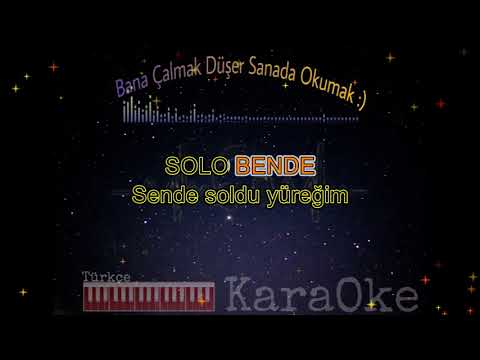 Sende Kaldı Yüreğim(Bilal Sonses-Derya Bedavacı-Burhan Çaçan-Hüseyin Kağıt)Türkçe Piano Karaoke