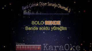 Sende Kaldı Yüreğim(Bilal Sonses-Derya Bedavacı-Burhan Çaçan-Hüseyin Kağıt)Türkçe Piano Karaoke Resimi