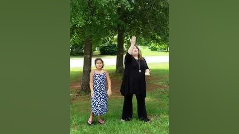 "Waymaker" by Sinach in ASL sign language with my 8 year old daughter