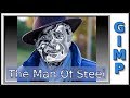 Gimp: How To Make a Man Of Steel. Chrome - Metal - Steel Effect. Remake. thumbnail