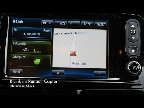 Infotainment Check des R-Link im Renault Captur