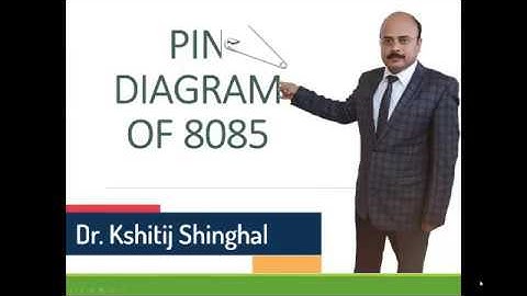 Pin diagram of 8085 Microprocessor