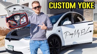 How to INSTALL a PimpMyEV Yoke on your Tesla Model X in minutes!