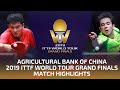Fan Zhendong vs Hugo Calderano | 2019 ITTF World Tour Grand Finals Highlights (1/4)