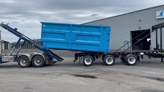 ROLL OFF PUP TRAILER LOADING