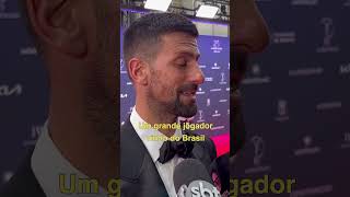 Novak Djokovic Elogia Tenista Brasileiro Joo Fonseca  Zona Mista Prmio Laureus