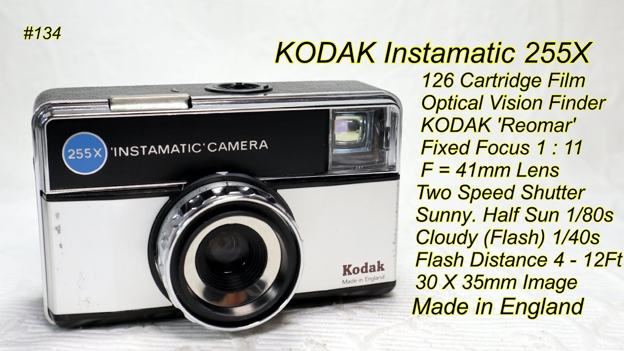 Appareil photo vintage rétro - Kodak Reomar Instamatic - Label Emmaüs