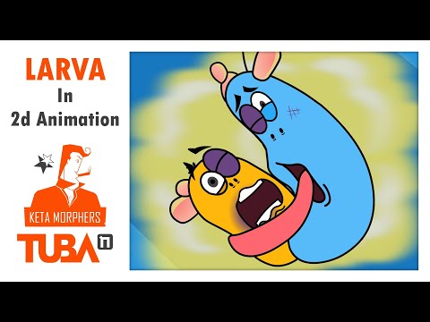 LARVA WIPER 2D Animation KETA MORPHERS STUDIO 