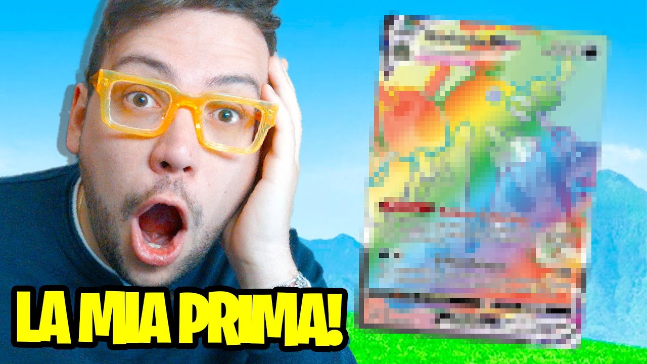 HO TROVATO LA MIA PRIMA CARTA POKEMON RAINBOW ! - YouTube