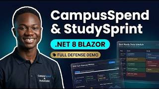 CampusSpend & StudySprint: Full Project Defense Demo (.NET 8 Blazor Server & SQLite)