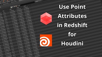 Use Point Attributes Inside Redshift for Houdini