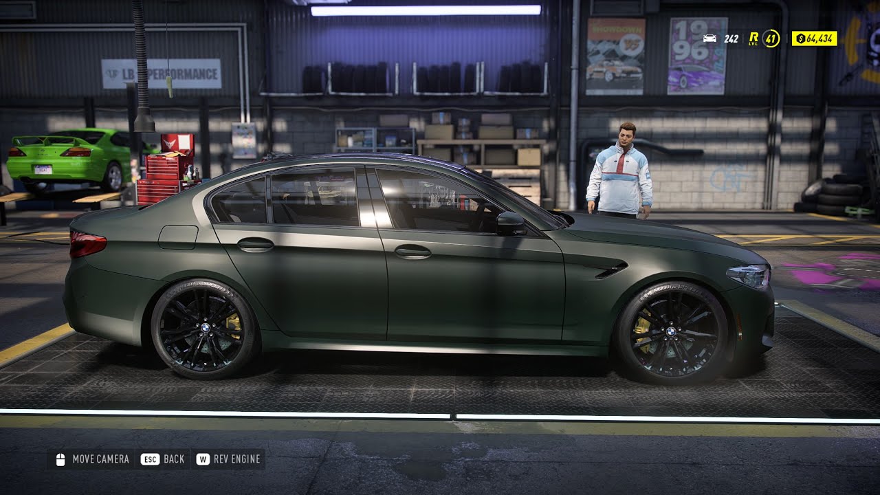 Need For Speed Heat 2018 BMW M5 Car Show Speed Jump Crash Test