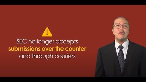 Paano magfile ng Audited Financial Statements (AFS) at updated GIS gamit ang SEC eFAST? 2024