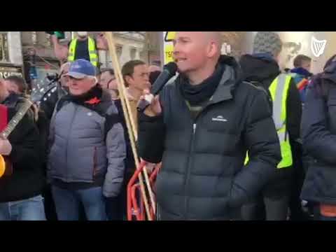 Pro-Refugee Demo Countering Far Right Held In Dublin On Bank Holiday