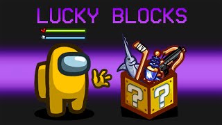 Lucky Blocks in Among Us