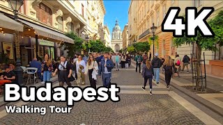 Walking Tour in Budapest, Hungary | 4K, POV | Part ll