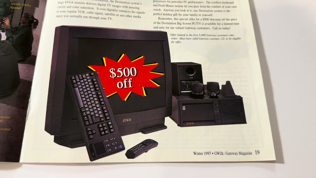 Come Back To Christmas 1997 With Me! Gateway 2000 Desktop With