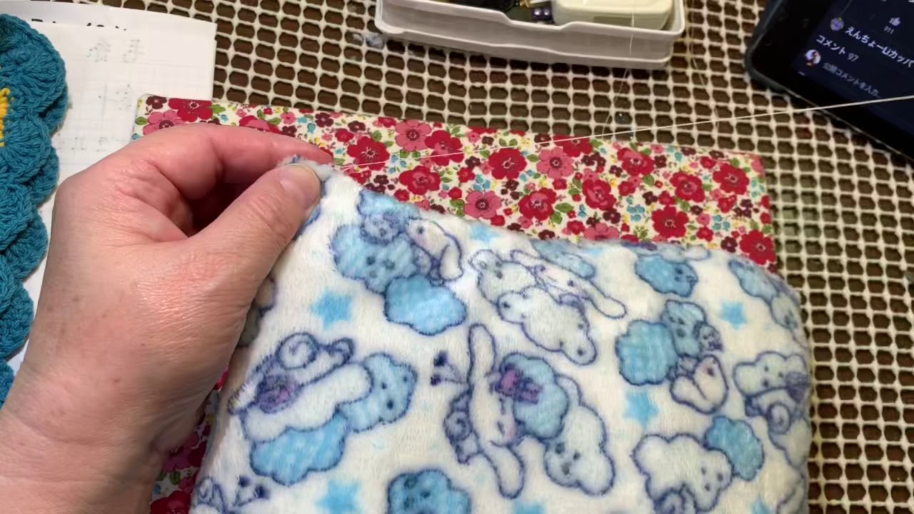 ダイソーの100均 生地でミニクッション Youtube