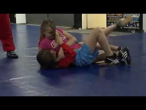 UGA KIDS GRAPPLING JENN AND SIERRA GRAPPLING
