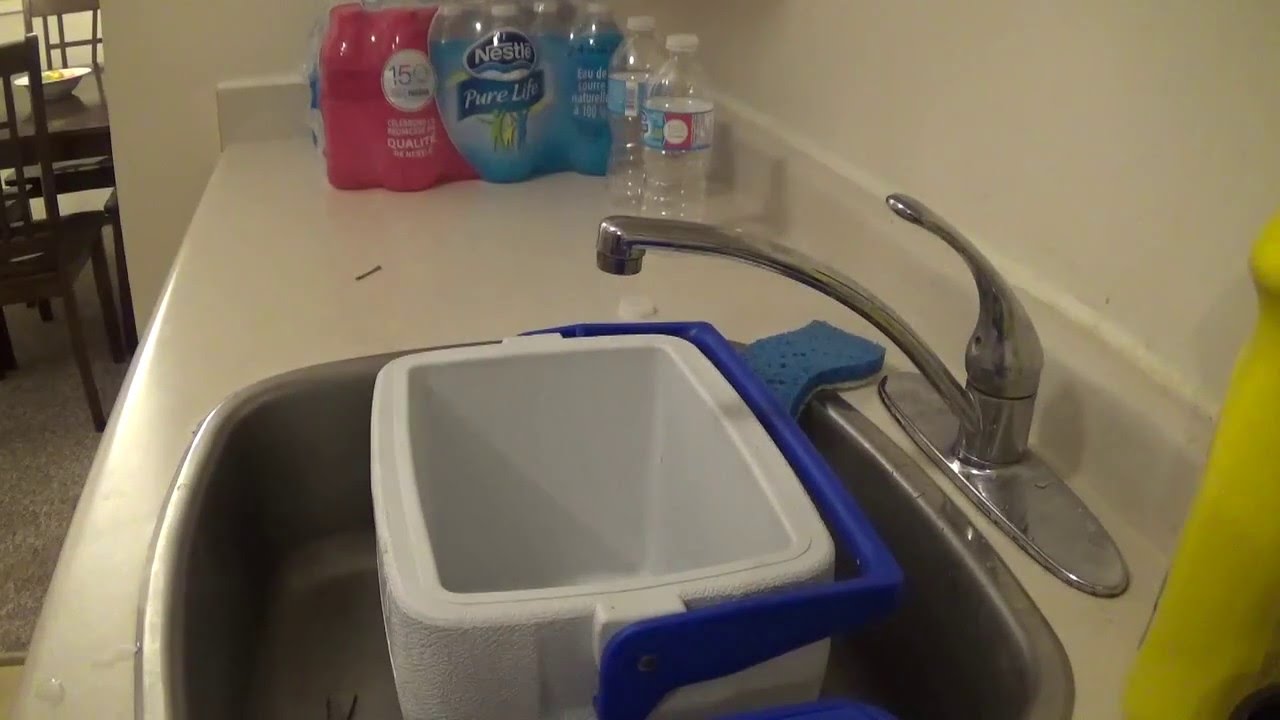 How to cleaning A Coleman cooler YouTube