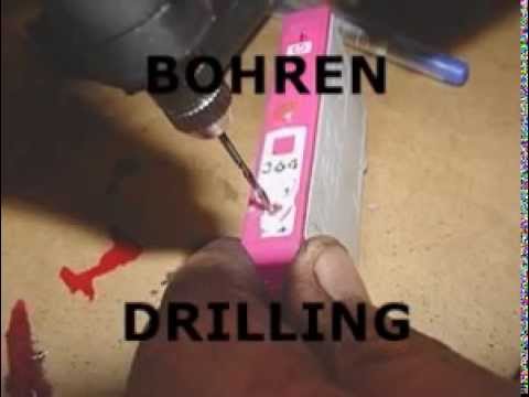 Nachfullanleitung Hp 364 Hp 364 Xl Druckerpatronen Befullen Youtube