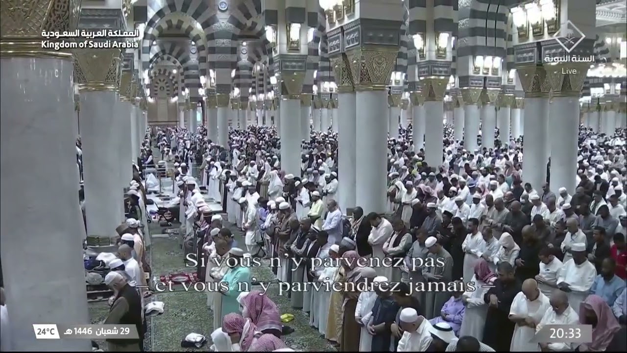 إصدار ليالي التراويح والتهجد كاملة لعام ١٤٤٦ للشيخ ‎#أحمد_الحذيفي من الحرم النبوي