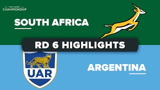 The Rugby Championship - Round 6 - South Africa v Argentina